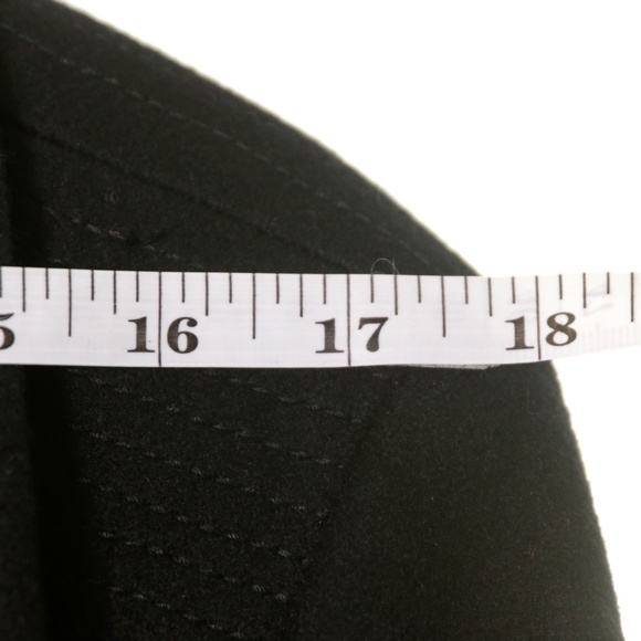 Michael Kors Black Wool Blend Zip Belted Gold Accents Coat Jacket Womens 2XL - Picture 9 of 12